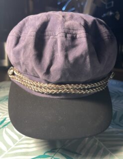 Cabbie Rope Band Velvet Fiddler Cap